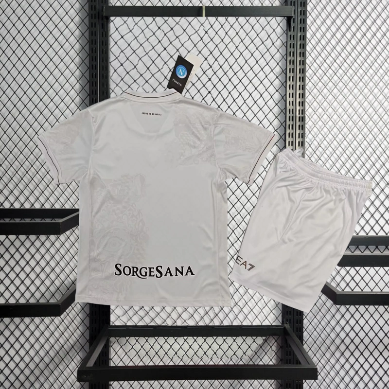 2025-26 Napoli Away kids Football jersey