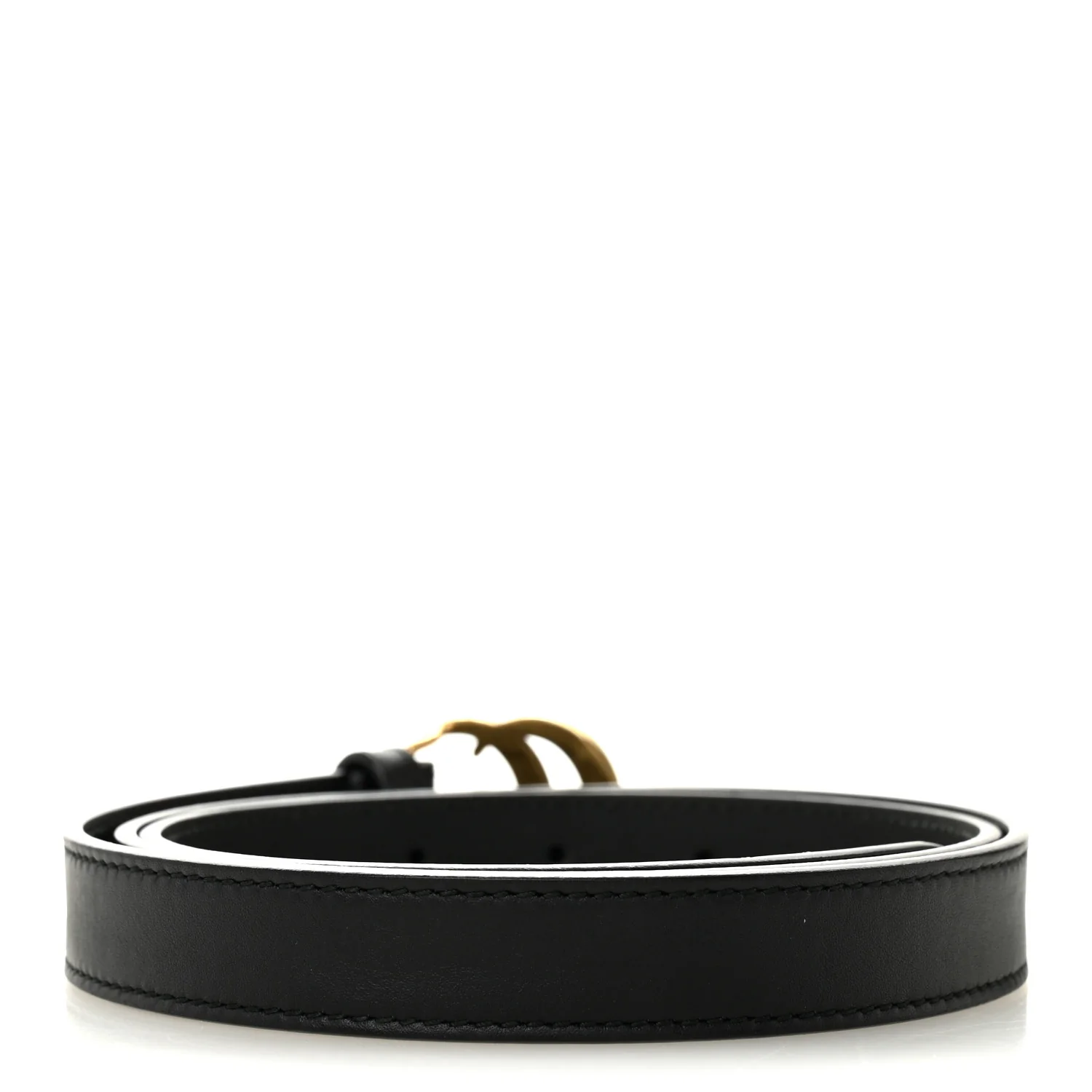 Calfskin Double G 20mm Belt 90 36 Black