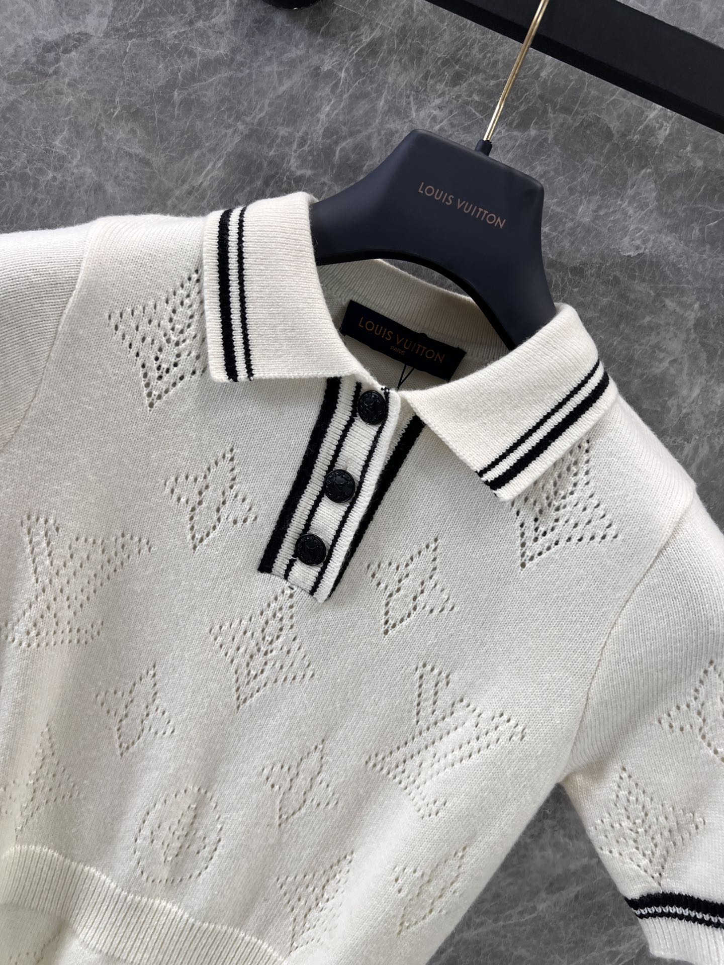 Louis Vuitton Spring/Summer 2025 Polo Short-Sleeve Knitted Dress