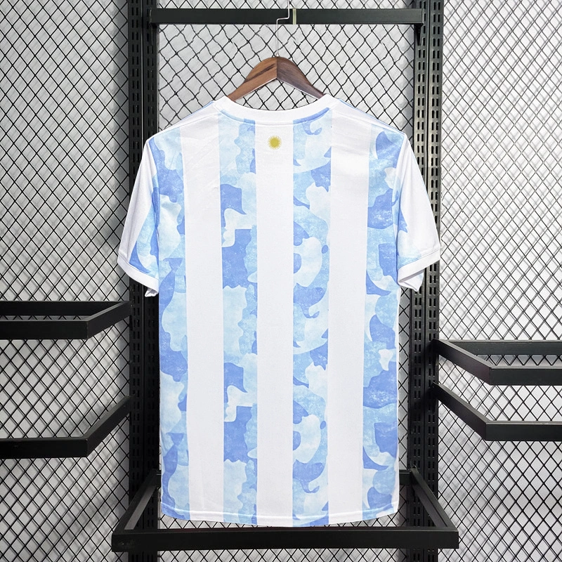 Retro 2020-21 Argentina Home MESSI football jersey retro