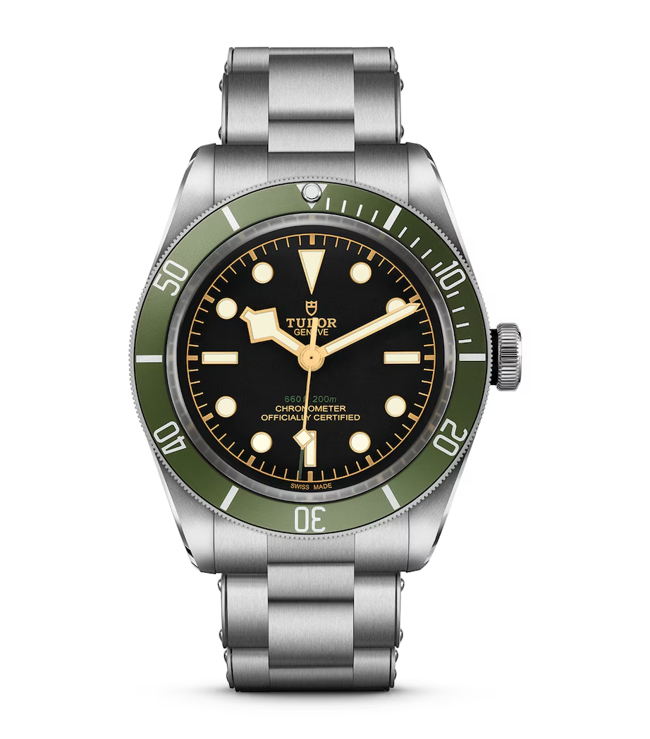 Black Black Bay Harrods Exclusive Stainless Steel Automatic Watch 41mm - M79230G-0001