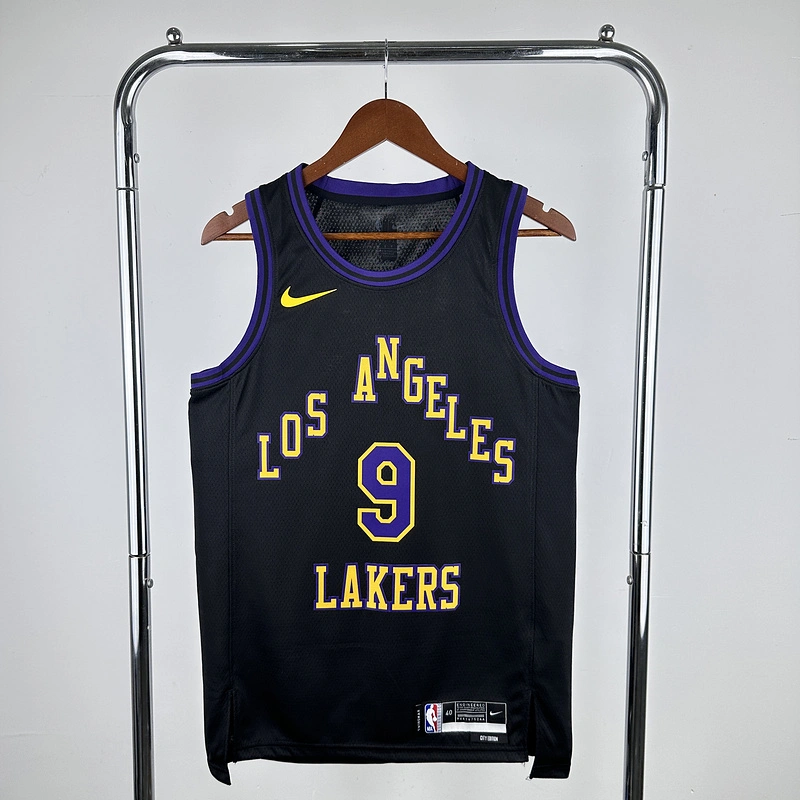 2024 NBA Lakers 9 JAMES JR Basketball Jersey