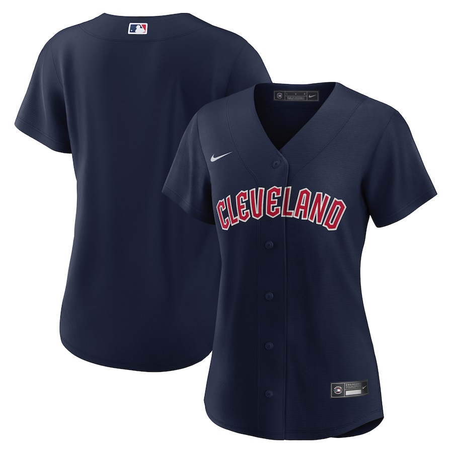 Cleveland Guardians Women's Alternate Official Jersey Navy