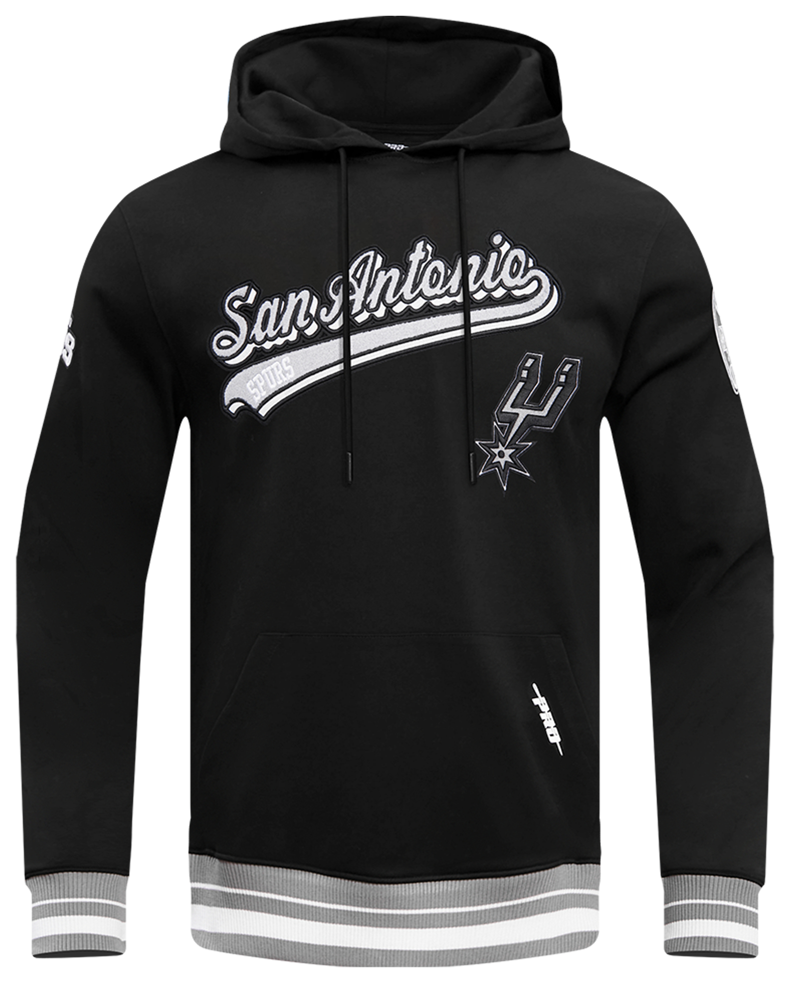 Pro Standard SPURS SCRIPT TAIL RIB FLC PO HOODIE