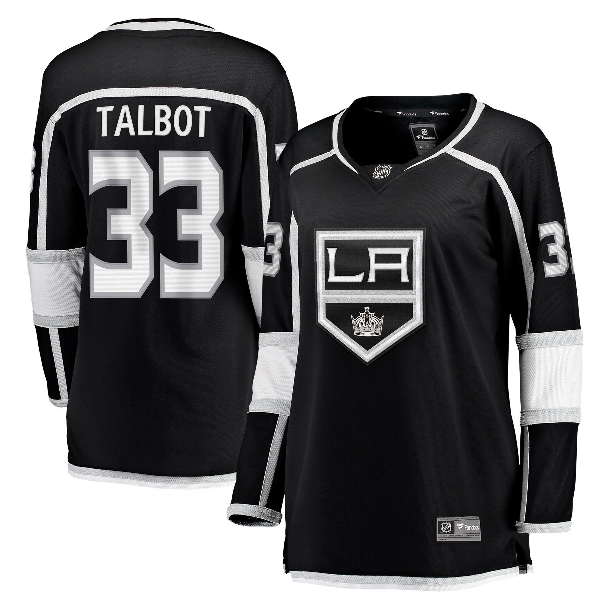 Cam Talbot Los Angeles Kings Fanatics Women’s Home Breakaway Player Jersey – Black