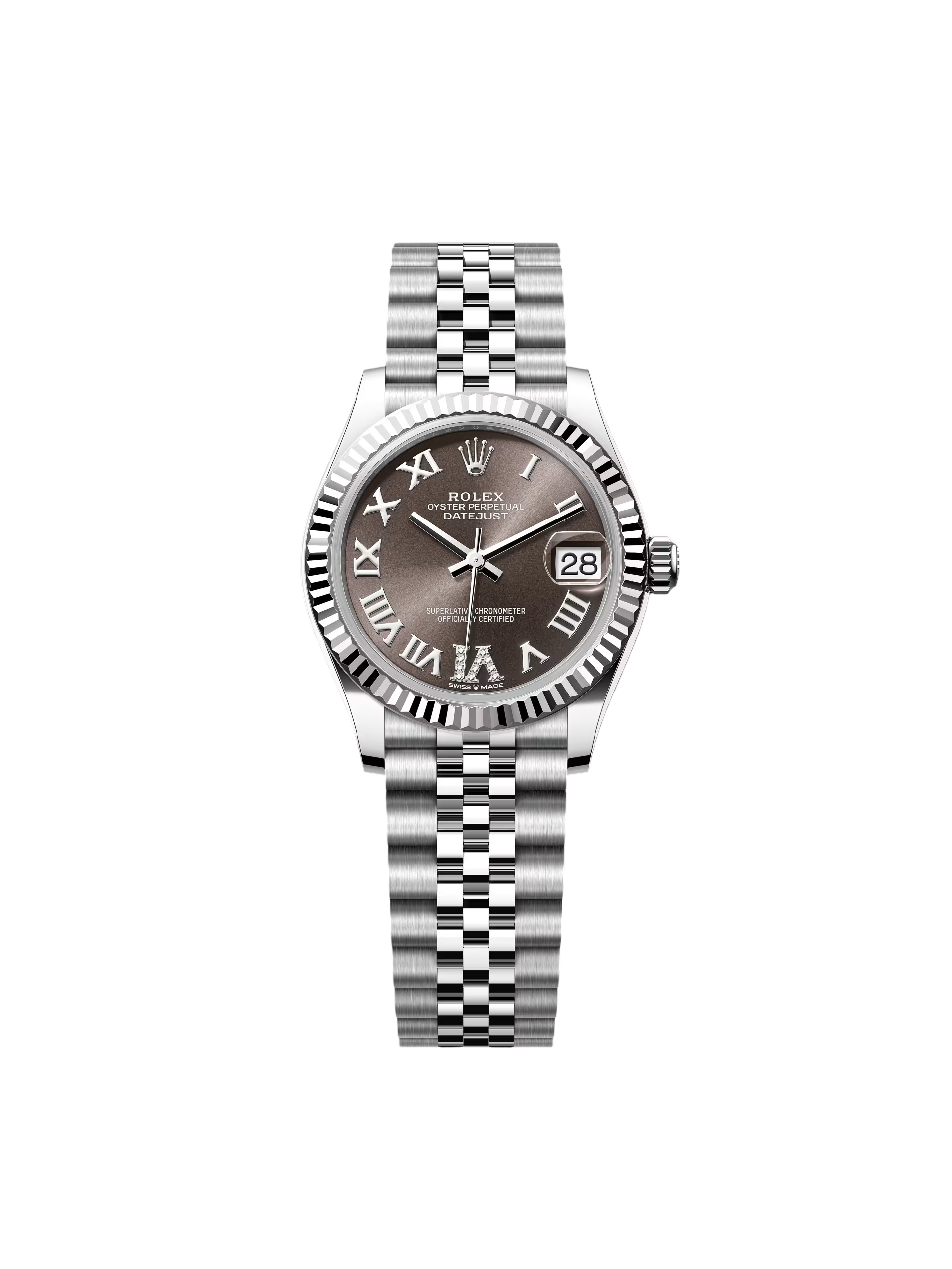 Rolex Datejust m278274-0027/0028 Dark Grey 31mm Dial Oyster Watch