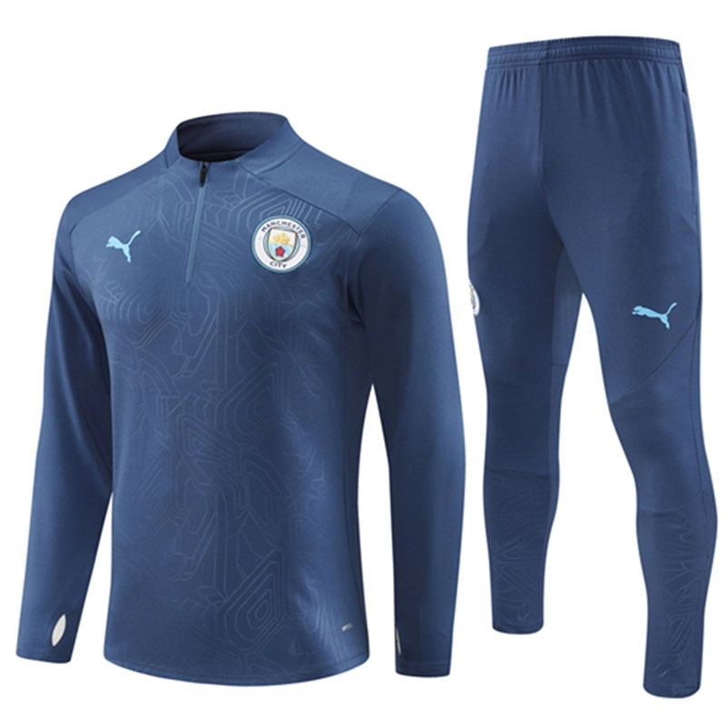 2024-25 Manchester City Royal Blue Long Sleeve Training Suit