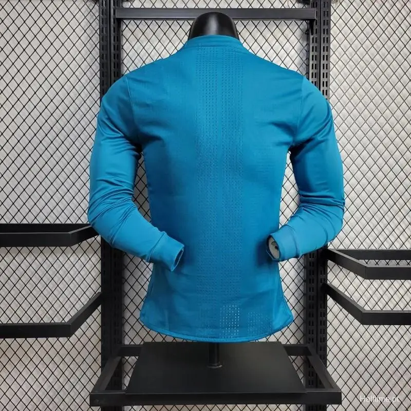 Retro Player 2017-18 Real Madrid Away Long Sleeve Football jersey retro