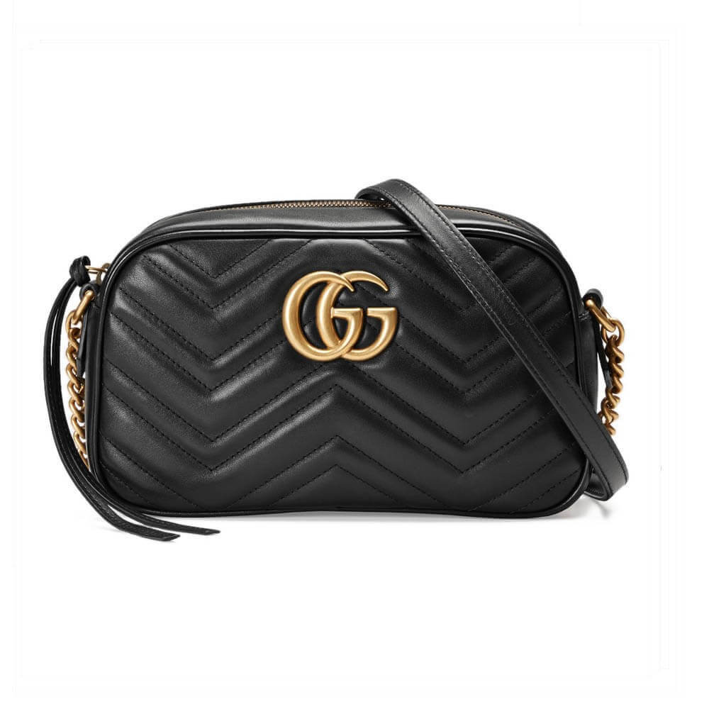 Gucci GG Marmont Small Shoulder Bag Black 24Cm