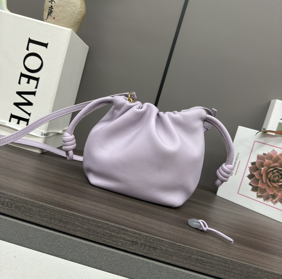 Loewe-Mini Flamenco clutch in nappa calfskin
