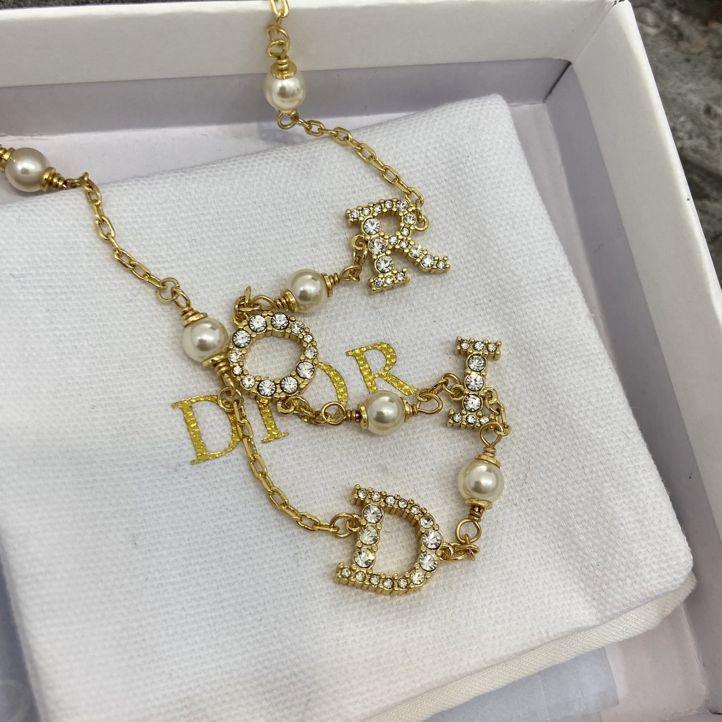 Letter Pearl Necklace