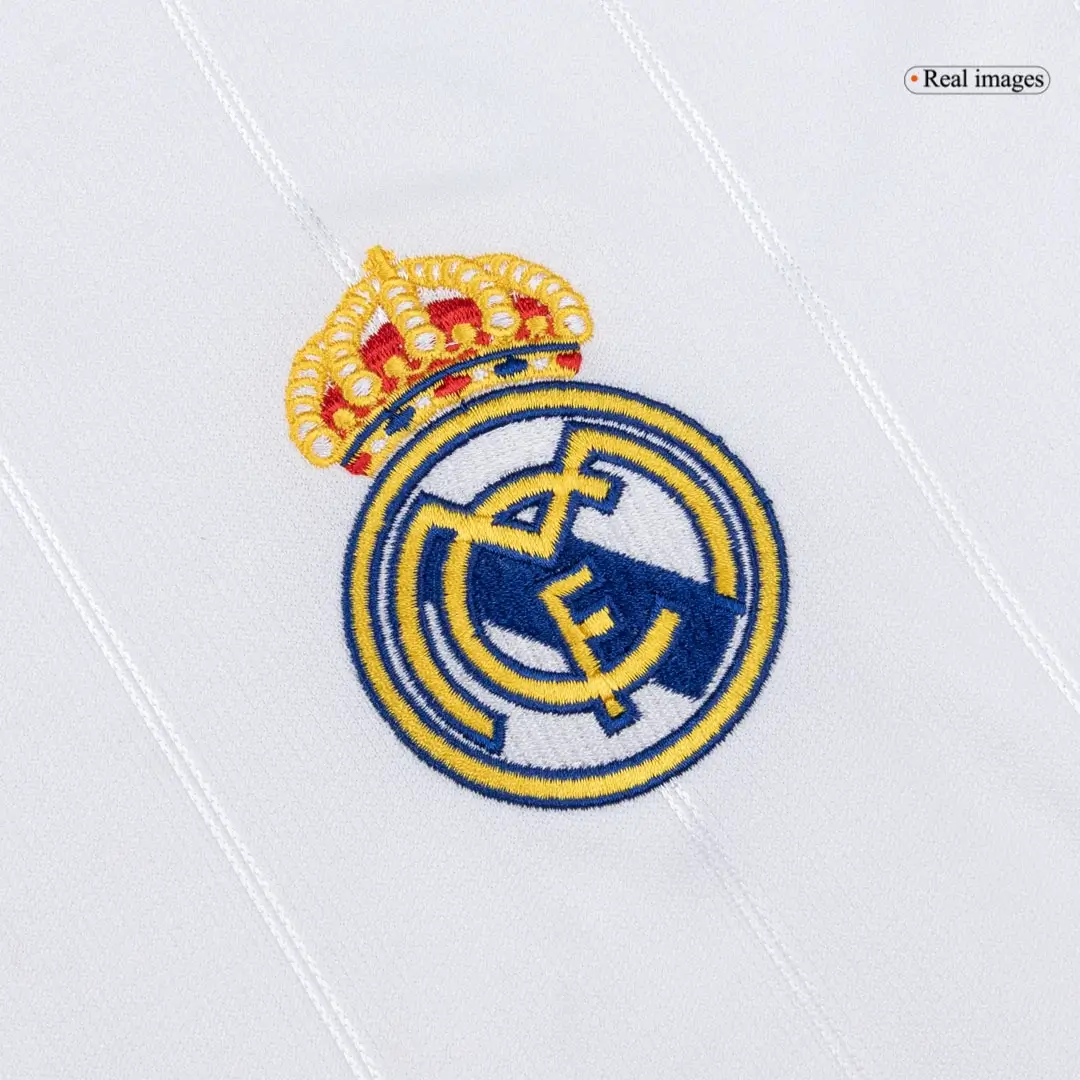 Real Madrid 2012/13 Home Long Sleeve Retro Soccer Jersey