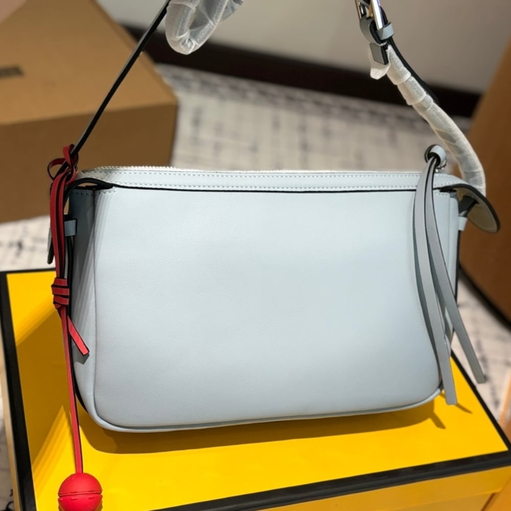 Fendi Simply Fendi Mini Bag Light Blue 23Cm