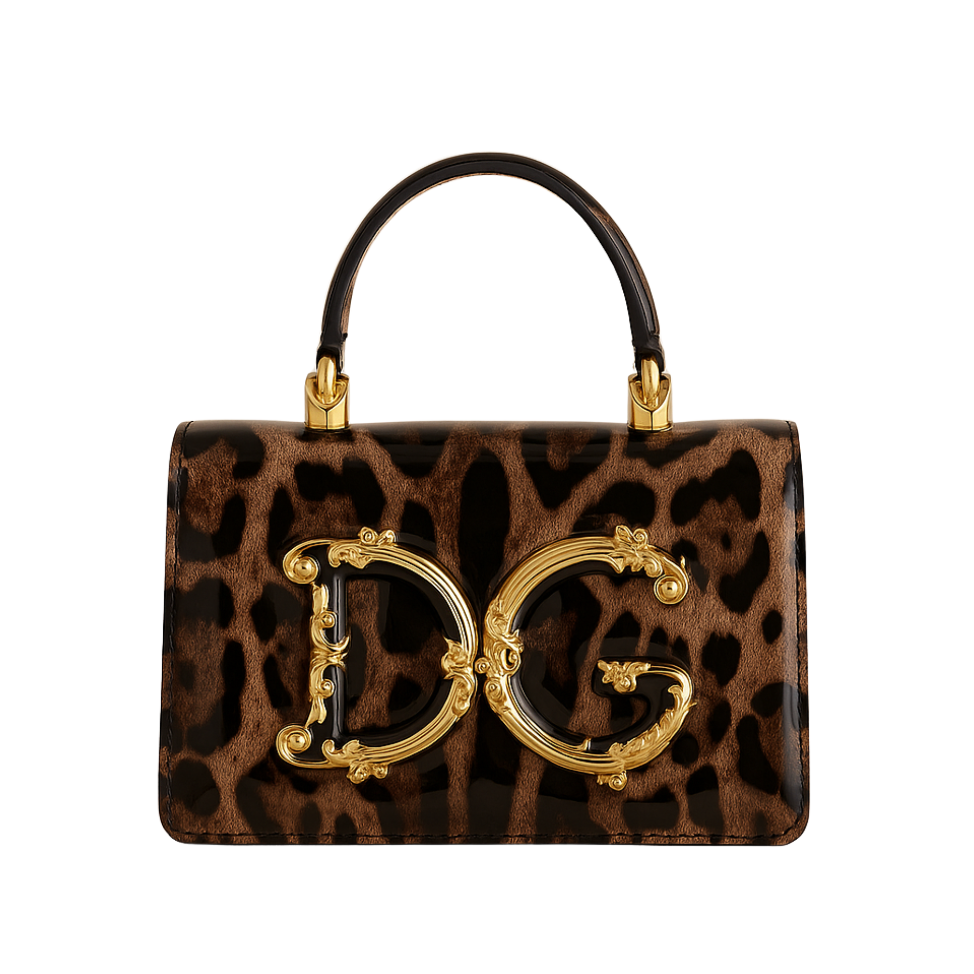 Dolce & Gabbana Leopard Dolce Gabbana Devotion Bag 21cm