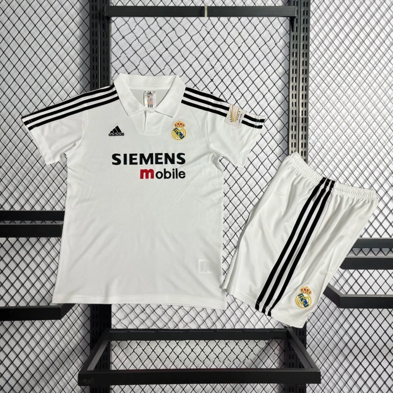 Retro KIDS 2002-03 KIDS Real Madrid home Football jersey retro