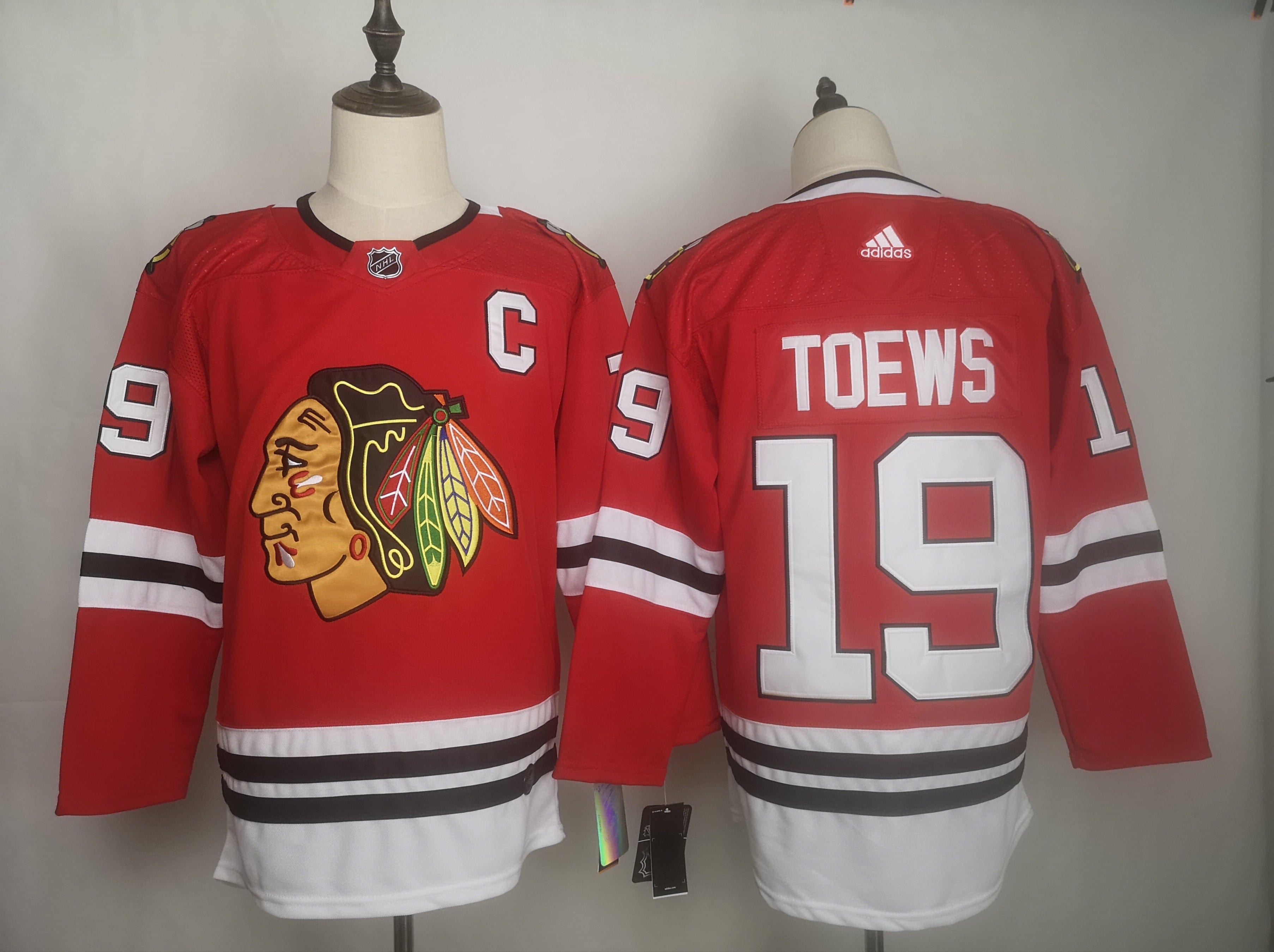NHL Chicago Blackhawks TOEWS # 19 Jersey