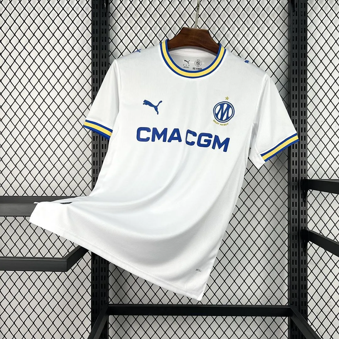 2026/27 Ligue 1 Marseille Team Home Football Jersey - JerseyFun