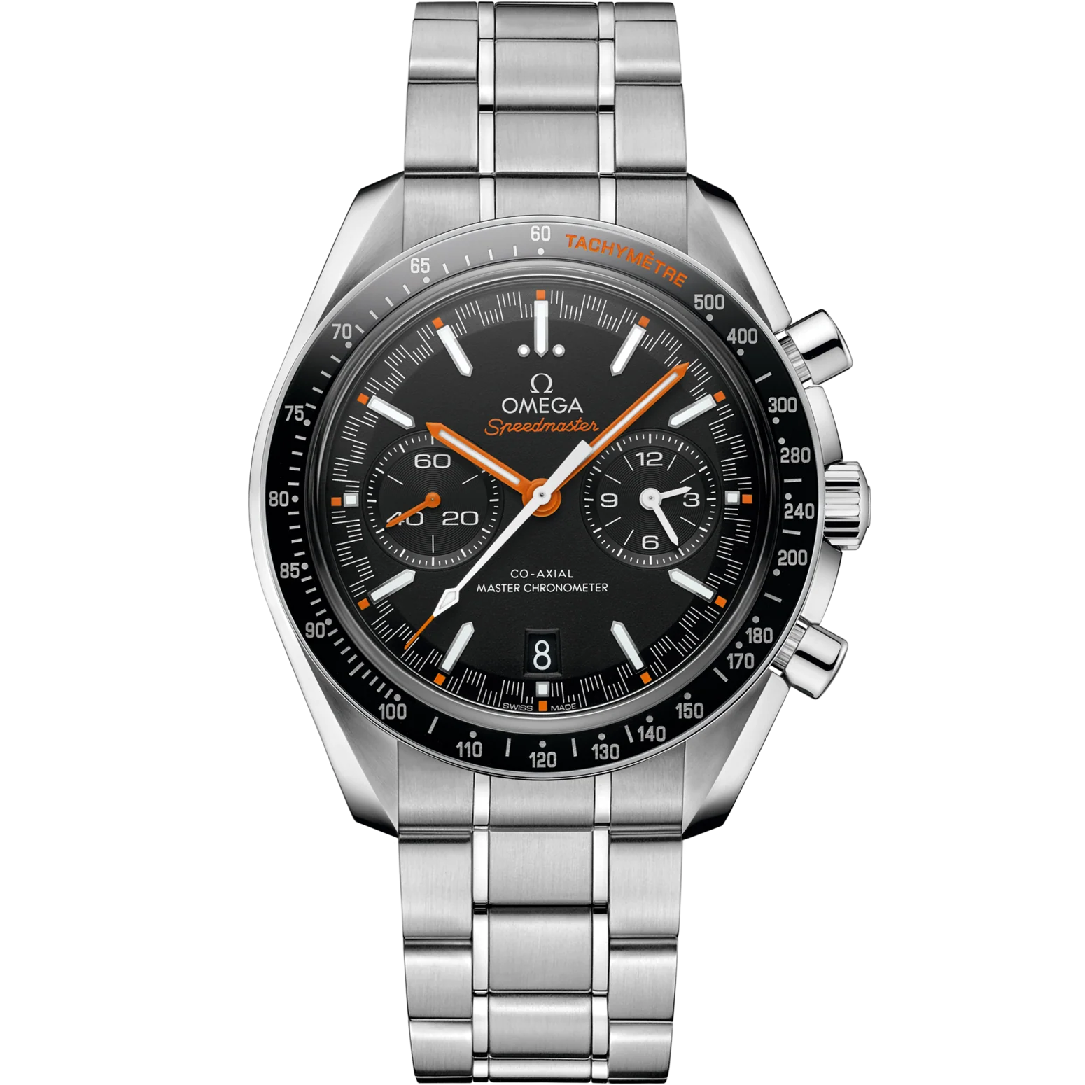 Omega Speedmaster Super Racing Black Dial 44.25 mm Stainless Steel Bracelet 329.30.44.51.01.002