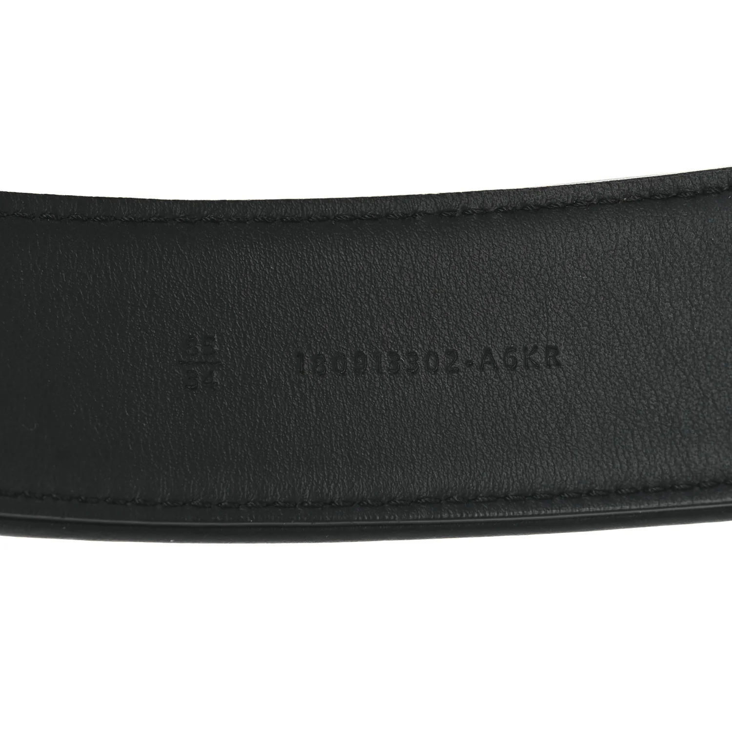 Glazed Fabric Vitello Century FF 1974 Belt 85 34 Rosso Black