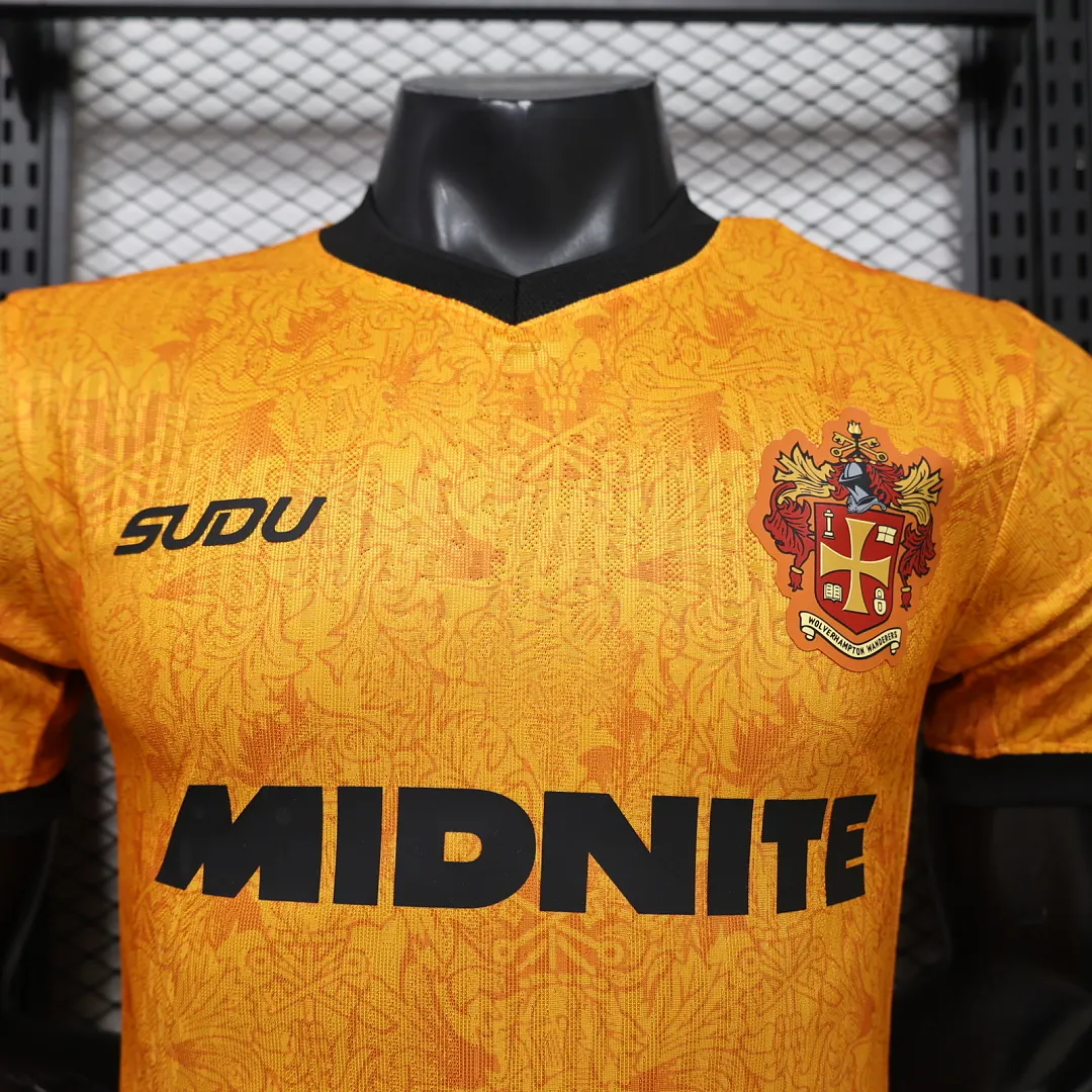 2026/27 Premier League Wolves Team Home Football Jersey Player Version - JerseyFun