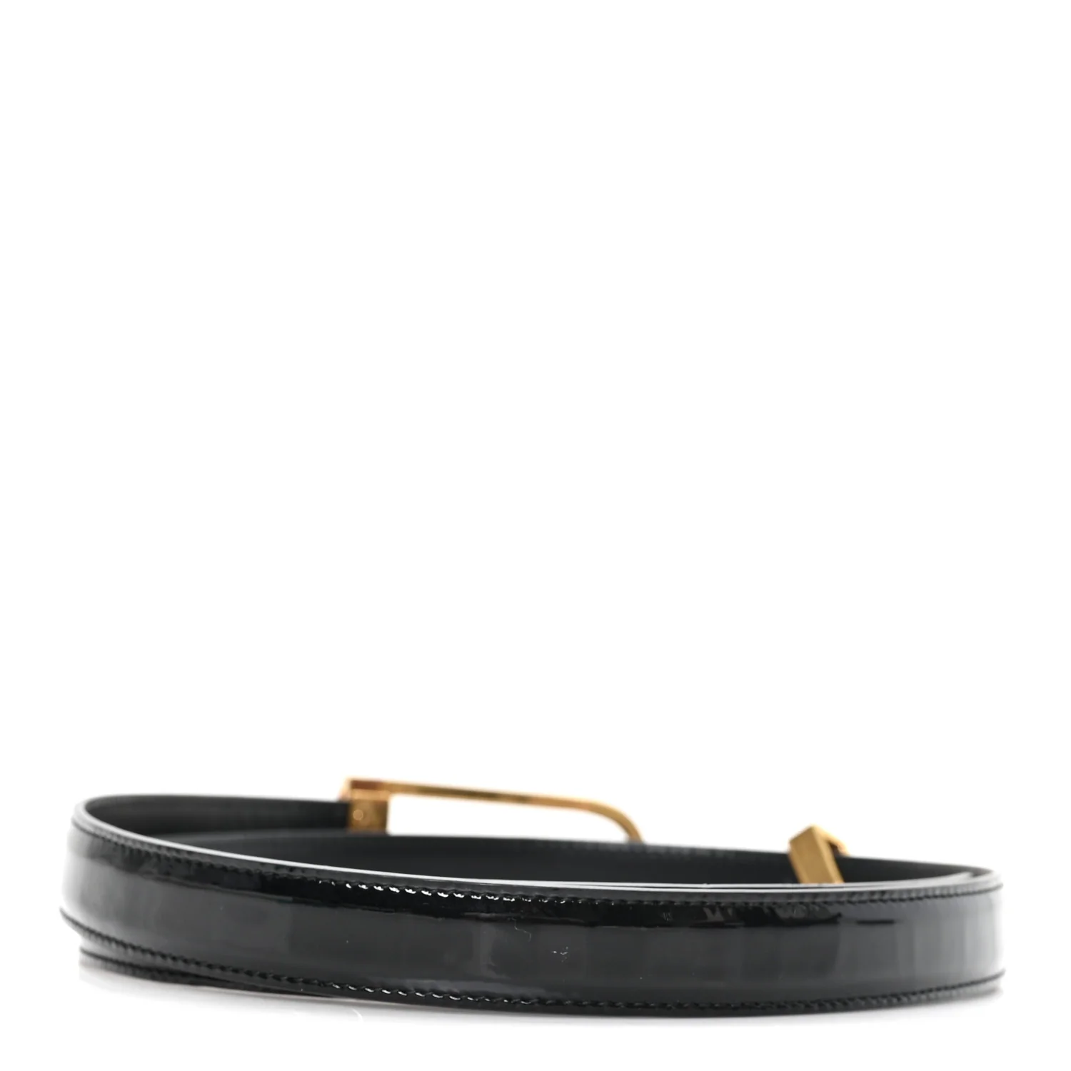 Patent Buckle Belt 80 32 Black