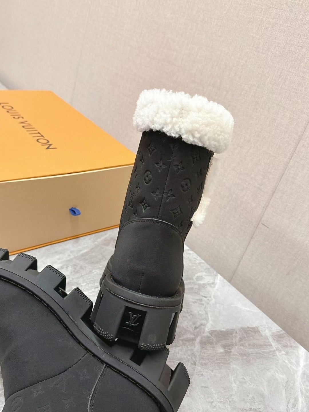 Louis Vuitton Ankle Boots In Bronze Black
