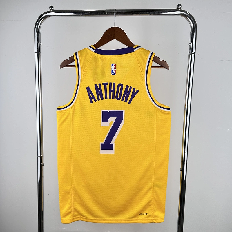 2023 NBA Lakers 7 ANTHONY Basketball Jersey