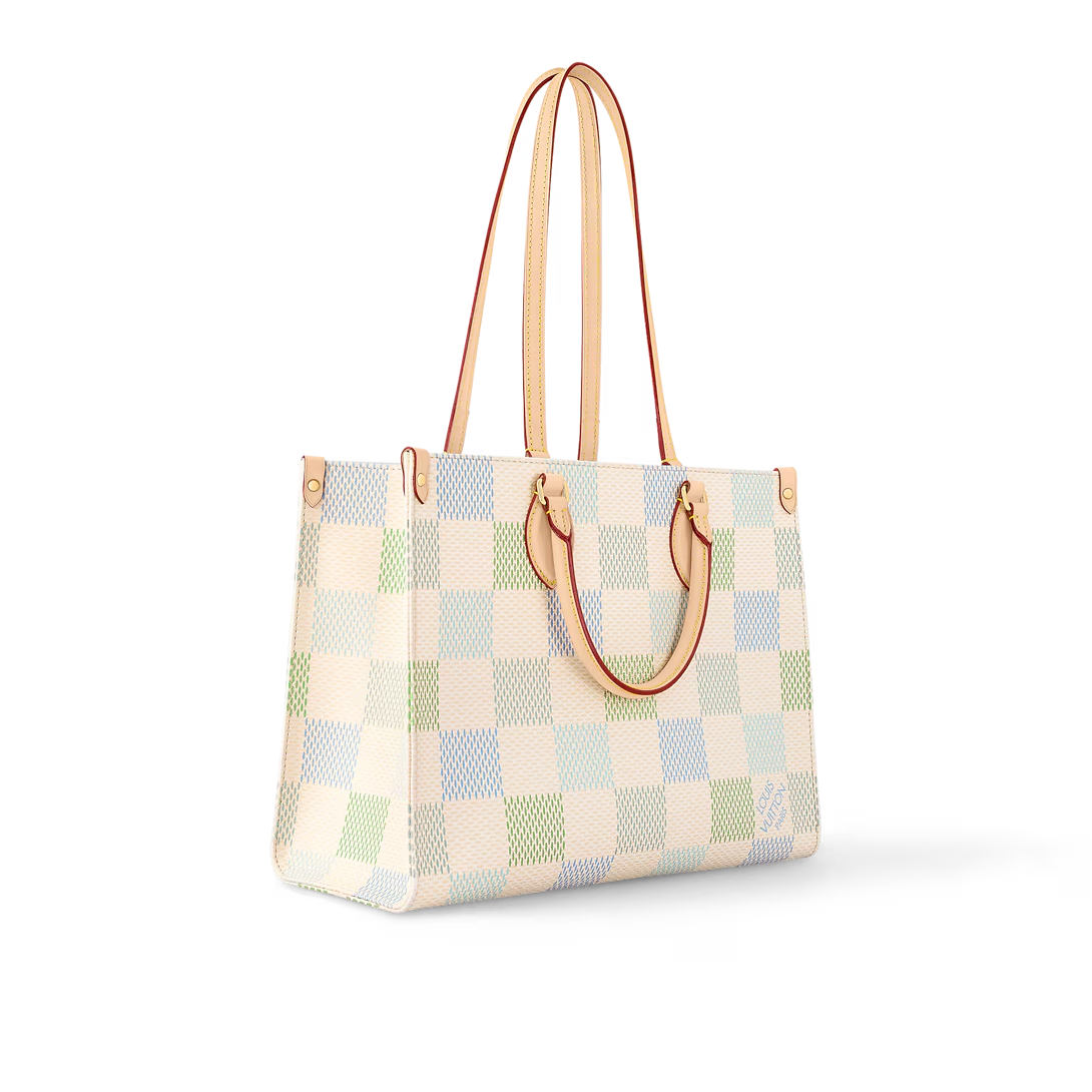 Louis Vuitton Onthego Mm Autres Toiles Damier Pistachio N40518 35Cm