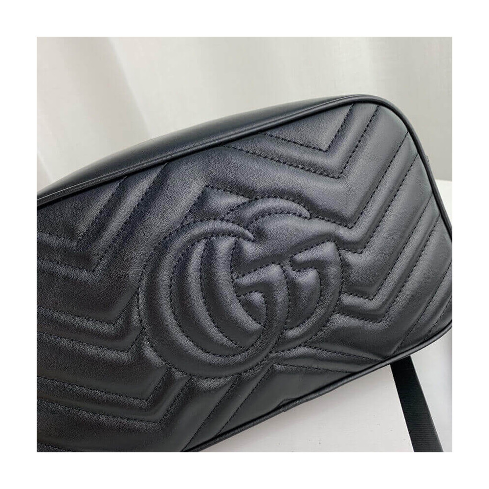 Gucci GG Marmont Small Shoulder Bag Black 24Cm