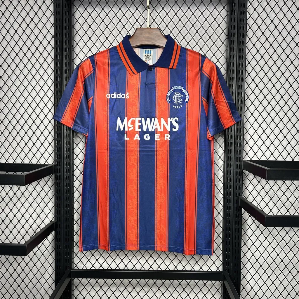 Retro 1993-94 Glasgow Rangers away football jersey Retro