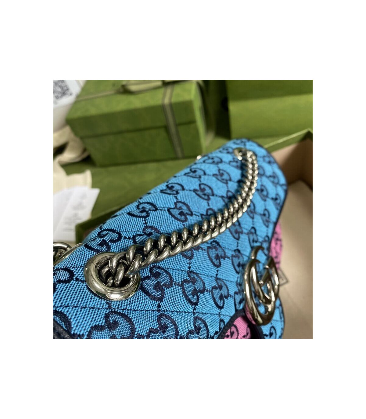 Gucci GG Marmont Multicolour Small Shoulder Bag