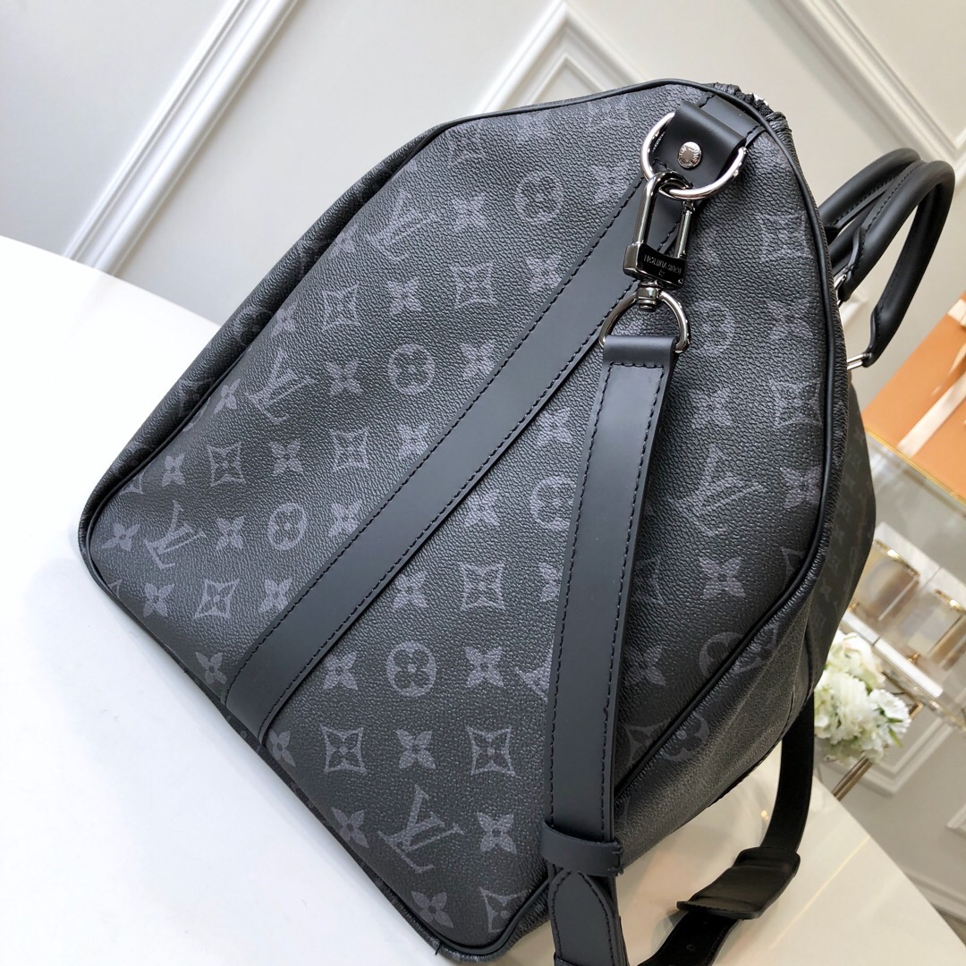 Louis Vuitton Keepall Bandouli Re 55 Monogram Eclipse 55cm M40605