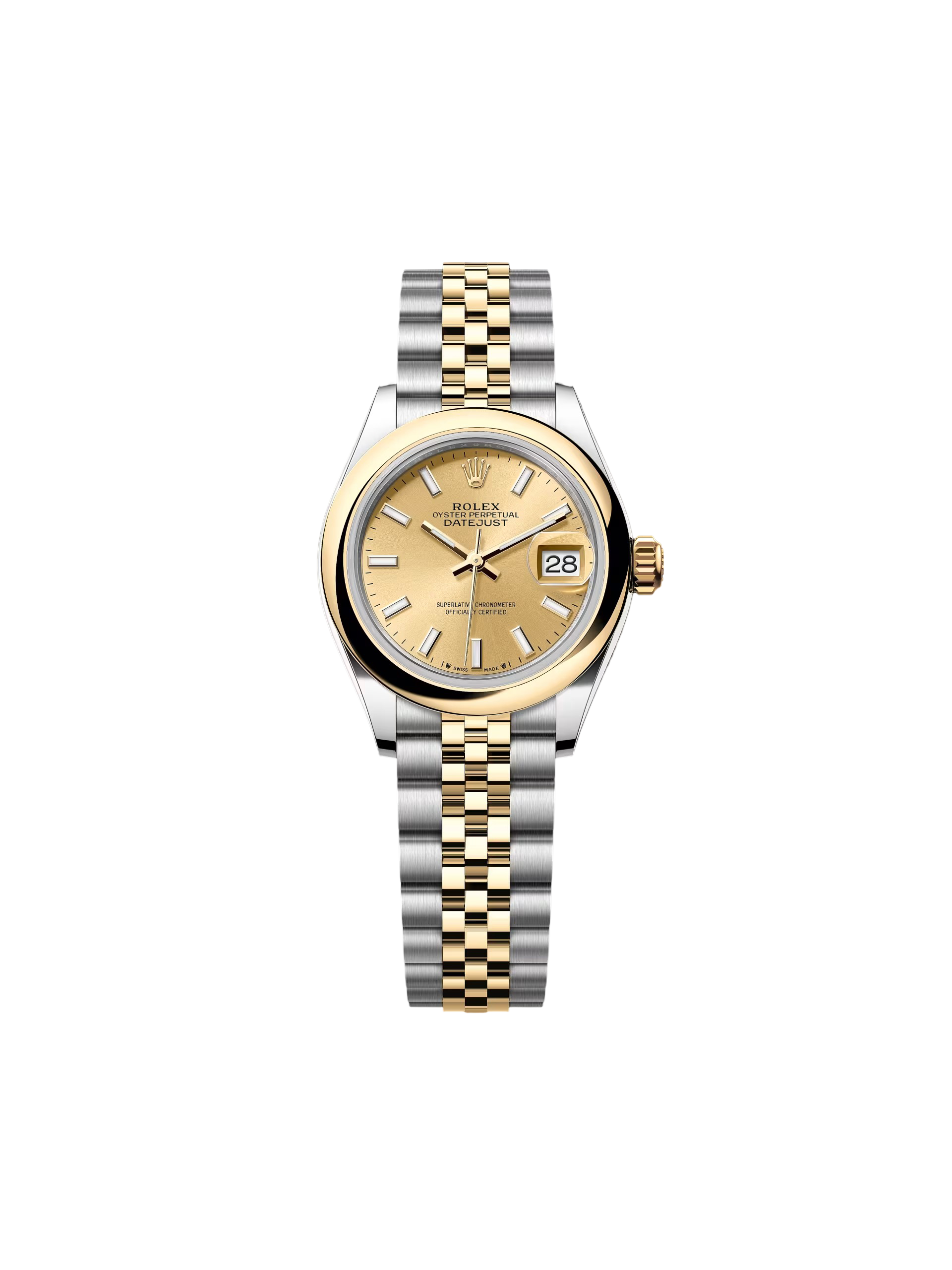 Rolex Lady-Datejust 28mm  279163 Champagne Dial Oyster Bracelet