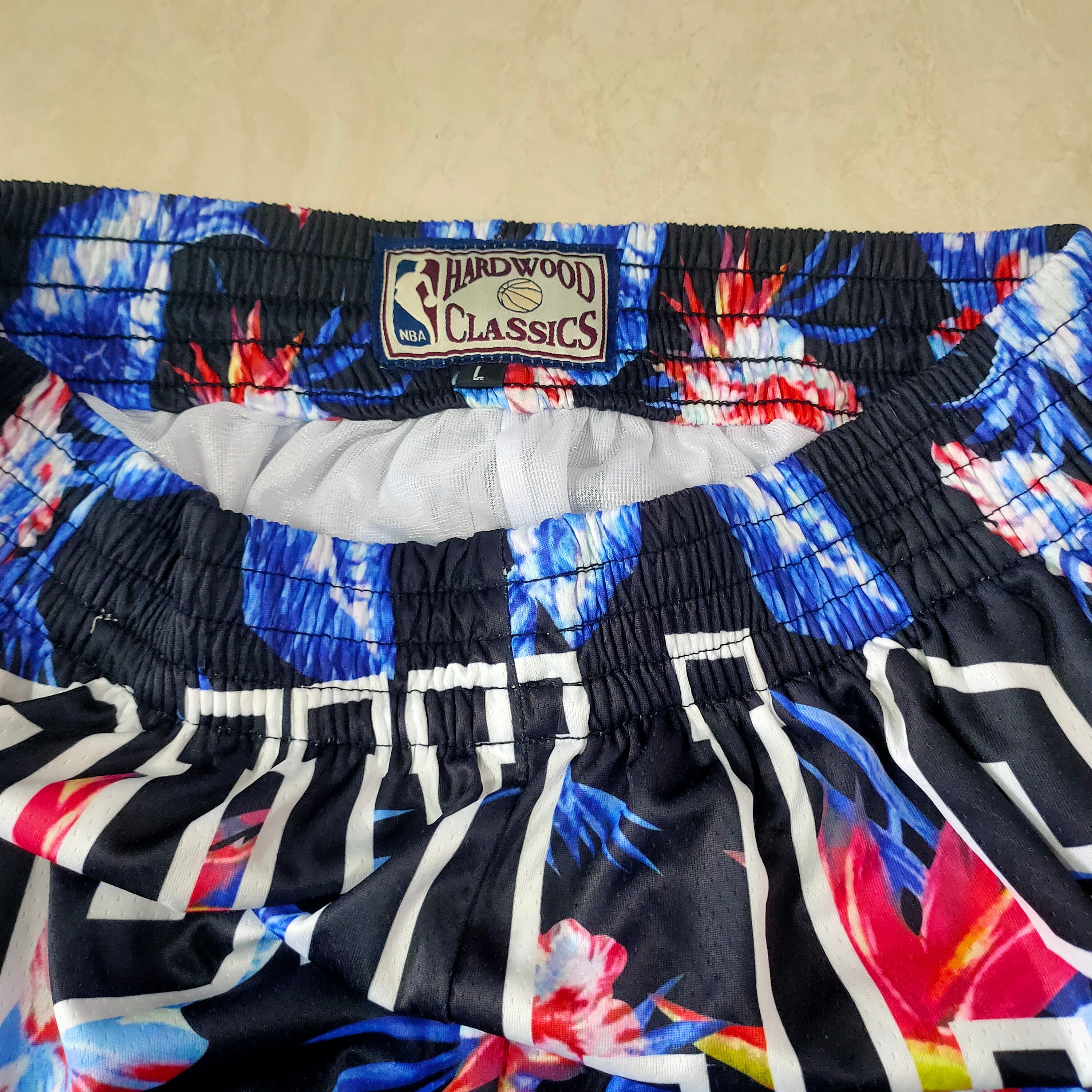 chicago bulls mitchell&ness floral pocket pants