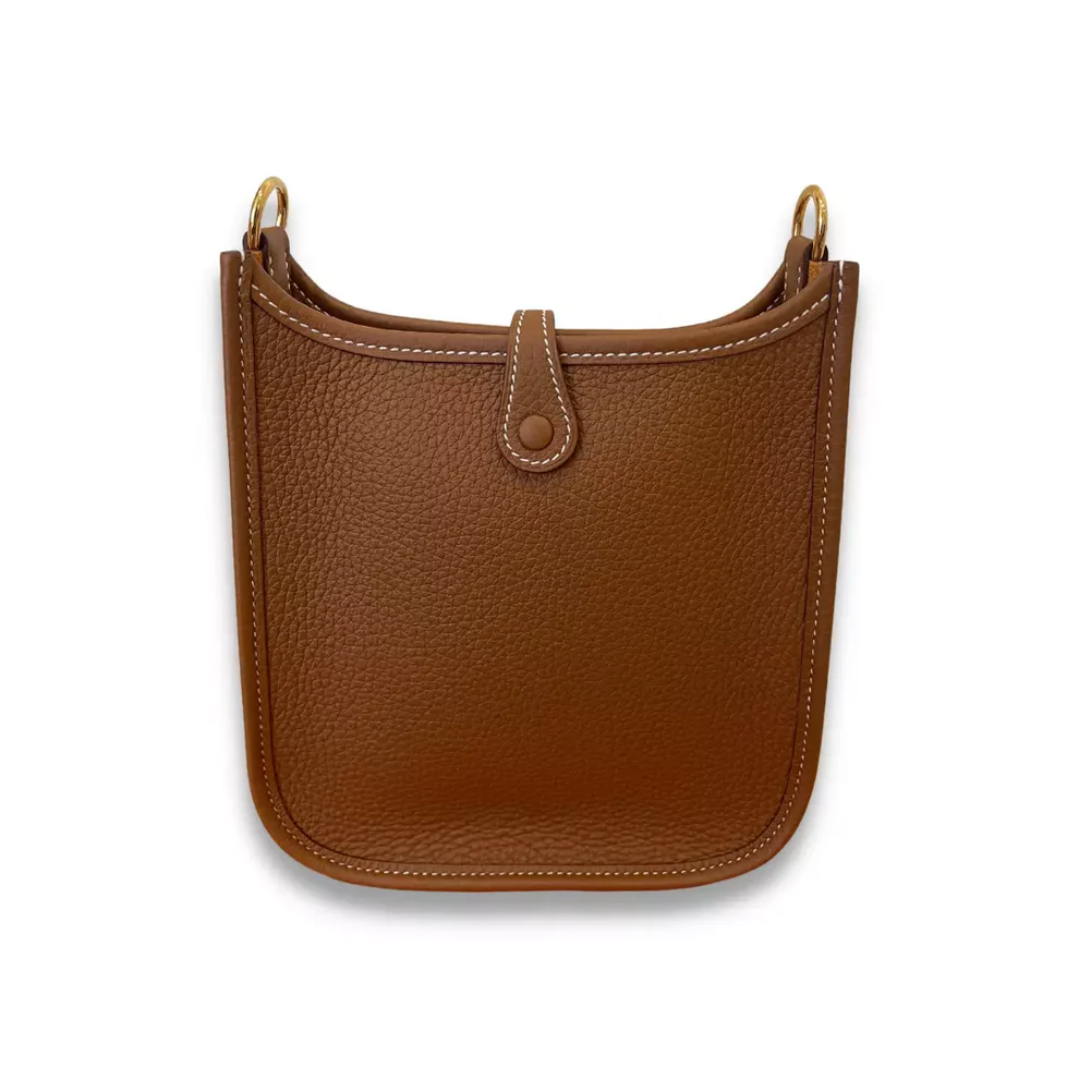 Hermes Evelyne 16 Hermes Mini Evelyne Brown 18cm