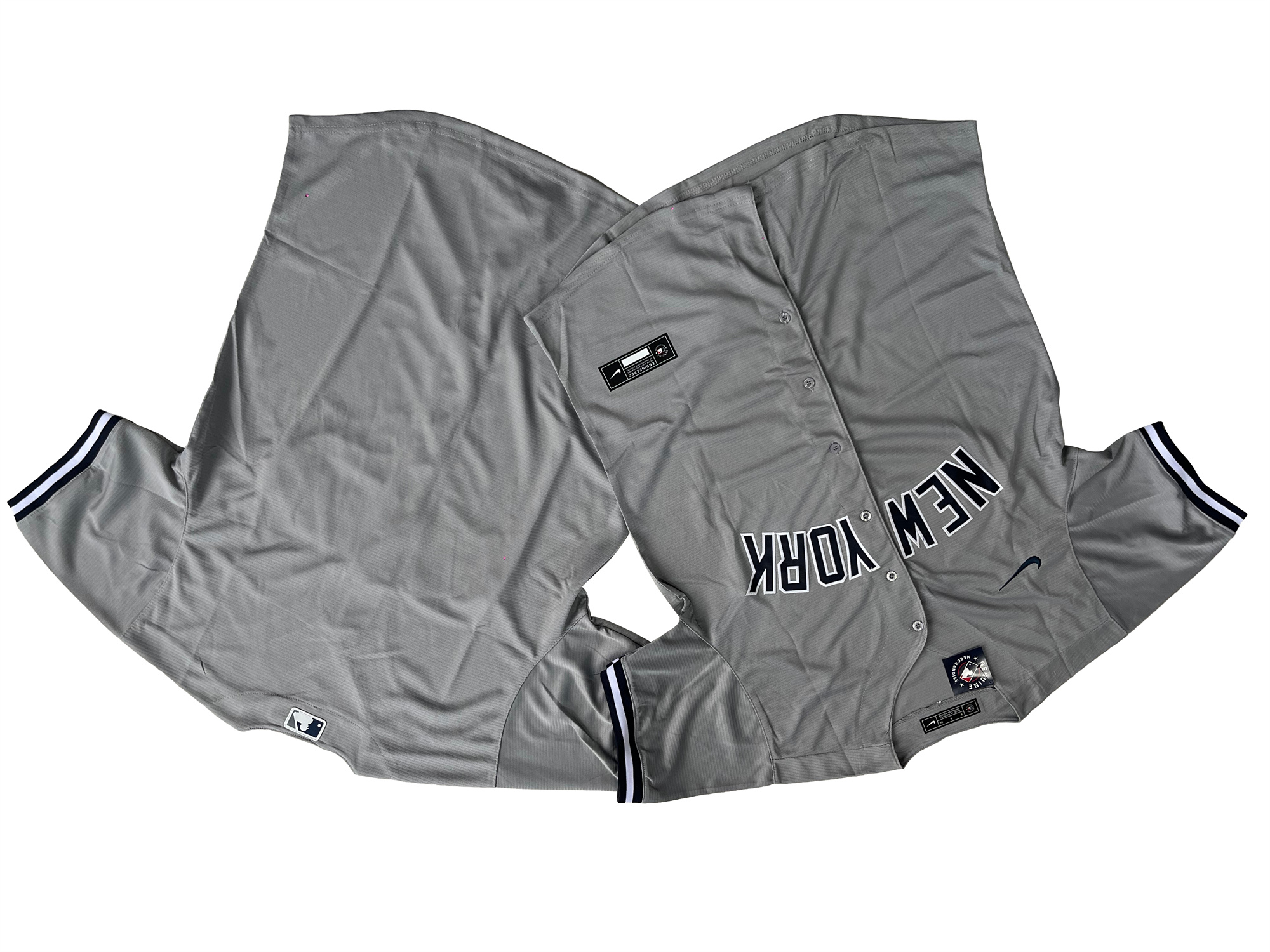 Men's New York Yankees  Gray Home Replica Team Jersey