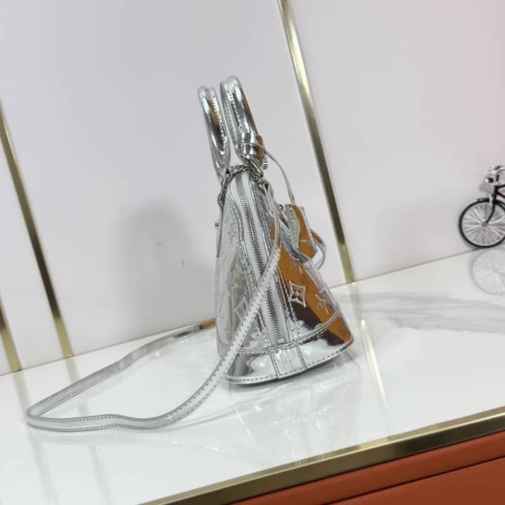 Louis Vuitton Alma BB Silver 23Cm