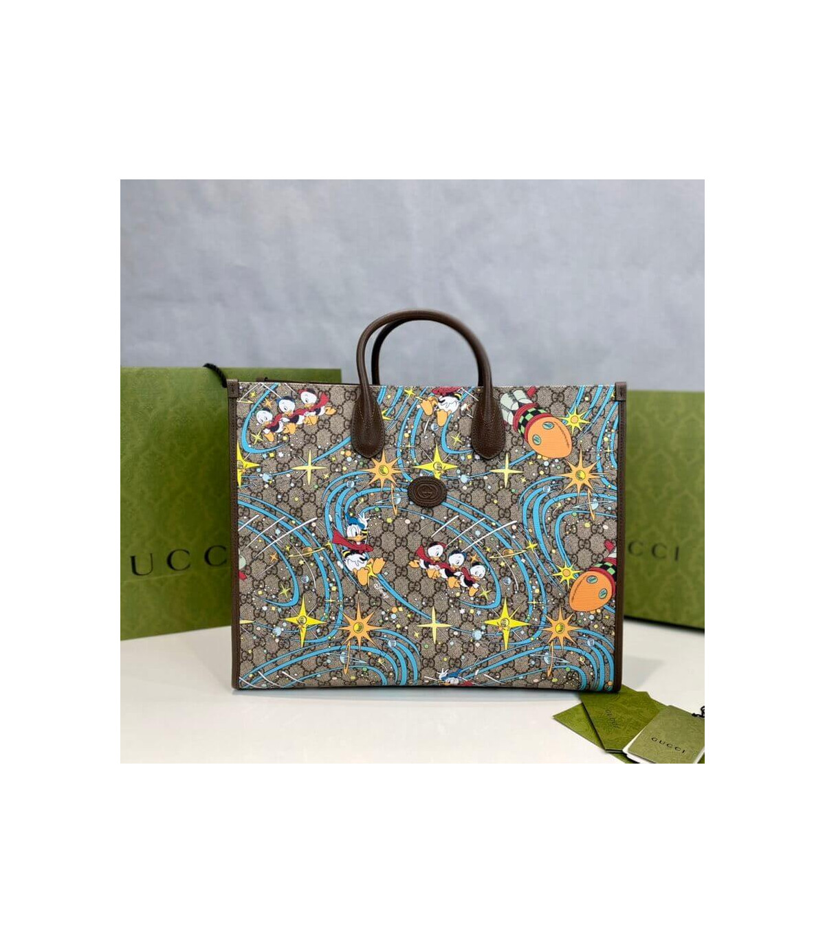 Disney x Gucci Donald Duck Tote Bag