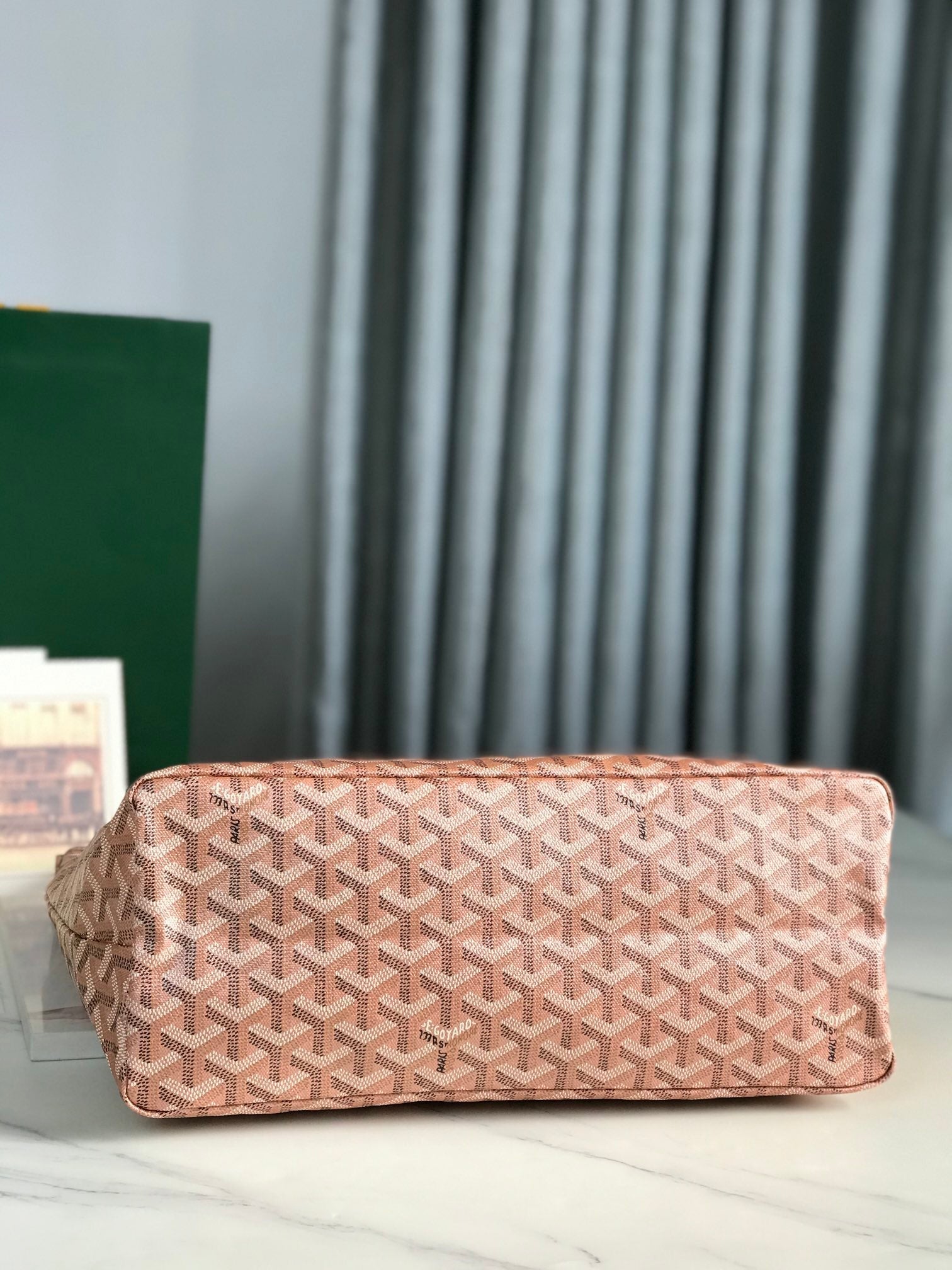 Goyard Hobo Bohème 42 Cm Manhattan Pink Goyardine Canvas And Lambskin