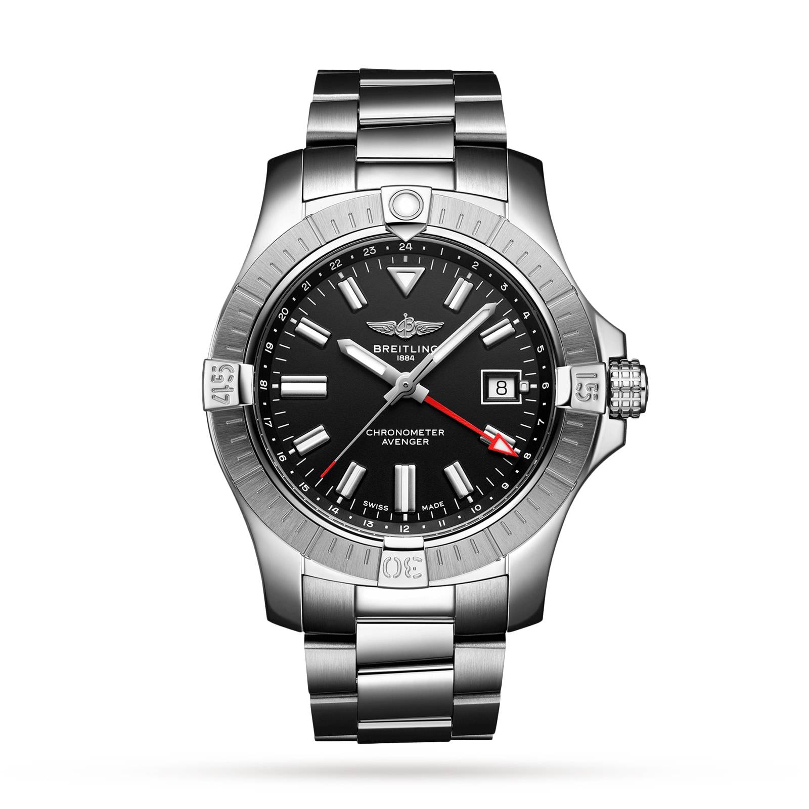 Breitling Avenger Automatic GMT 43 Stainless Steel-P17531872