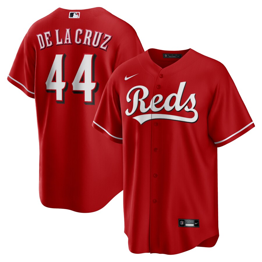 Elly De La Cruz Cincinnati Reds Big&Tall Alternate Player Jersey Red