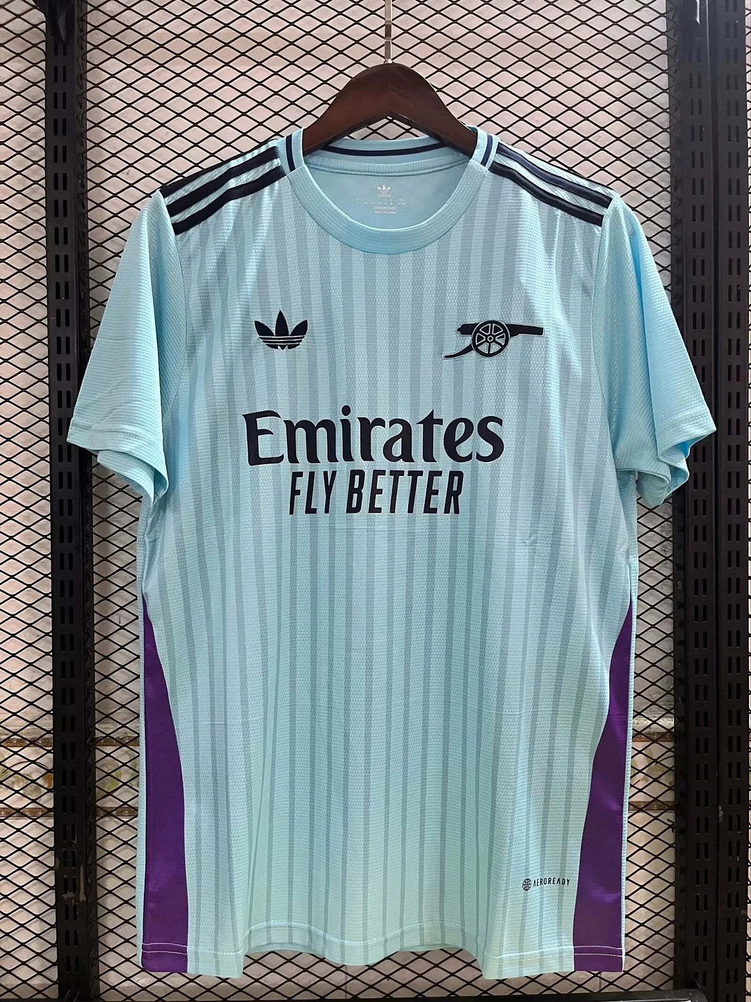2024/2025 Arsenal Tearing Light Blue Football Shirt 1:1 Thai Quality