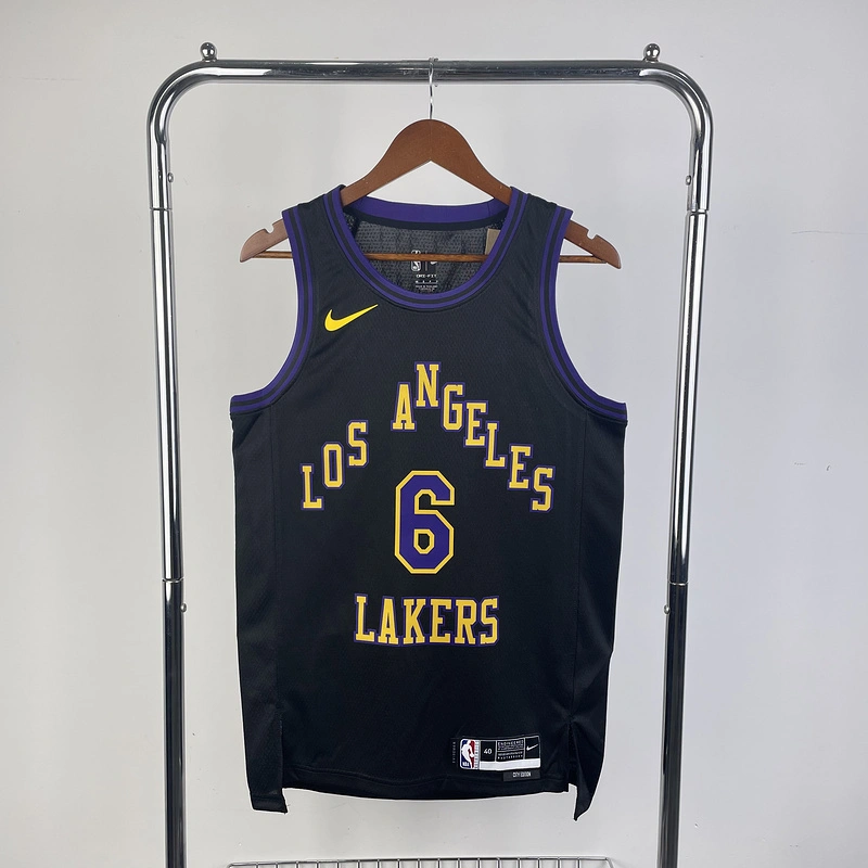 2024 NBA Lakers 6 JAMES Basketball Jersey