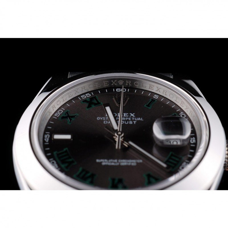 Rolex Datejust 41mm Rhodium Dial 126300 “Wimbledon” Smooth / Oyster