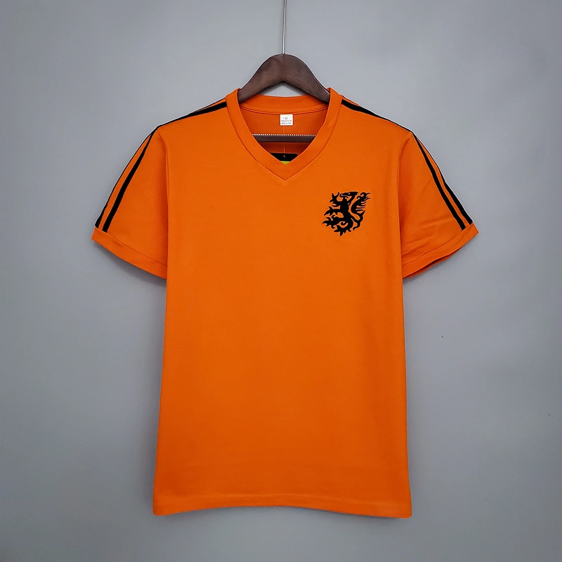 Retro Holland 1974 Training Orange  Football jersey retro