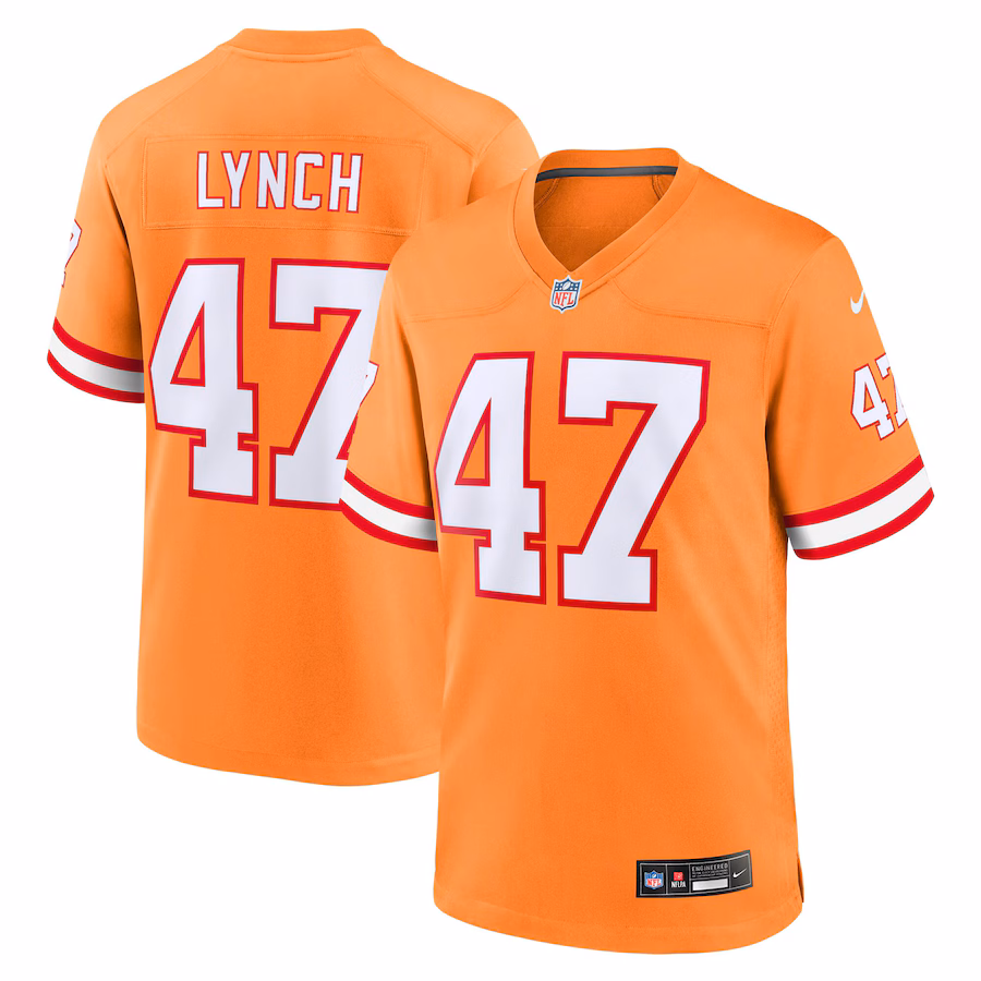 John Lynch Tampa Bay Buccaneers Nike Youth Retired Player Game Jersey - Orange