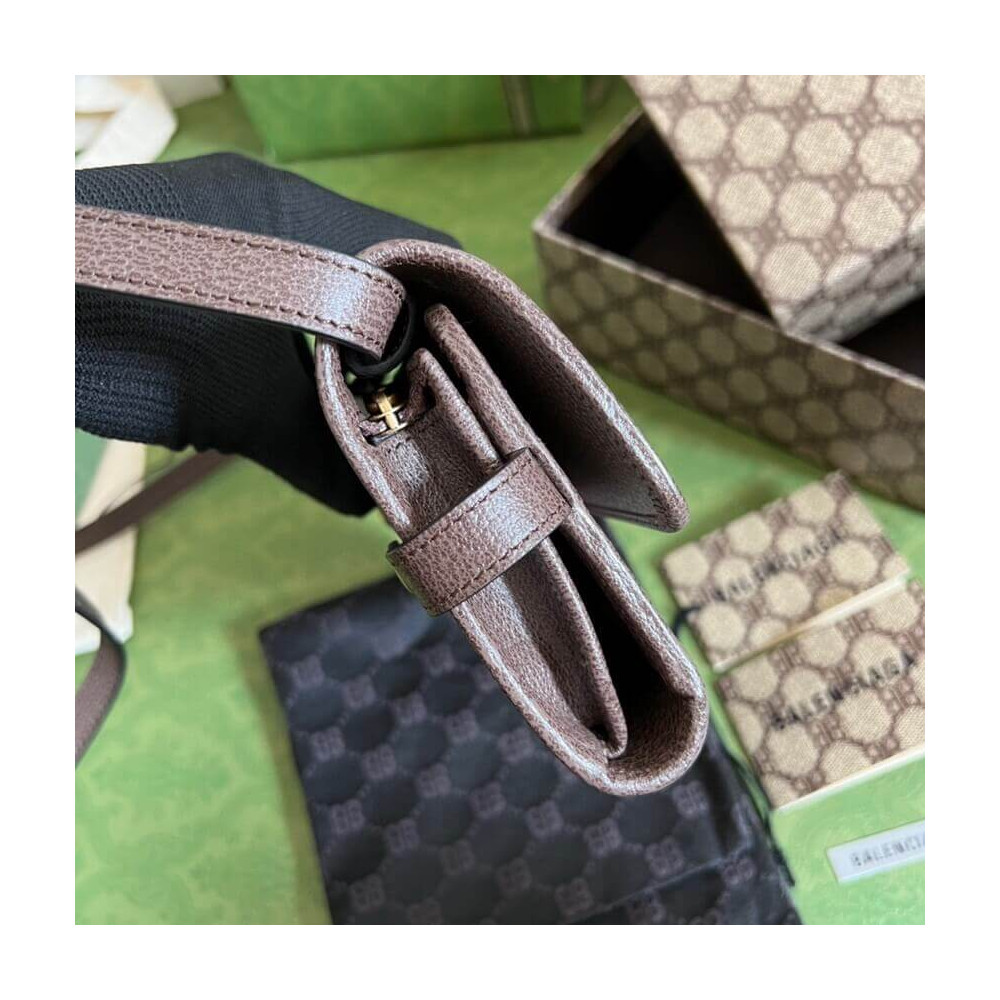Balenciaga x Gucci Hacker Mini Crossbody Bag Coffee