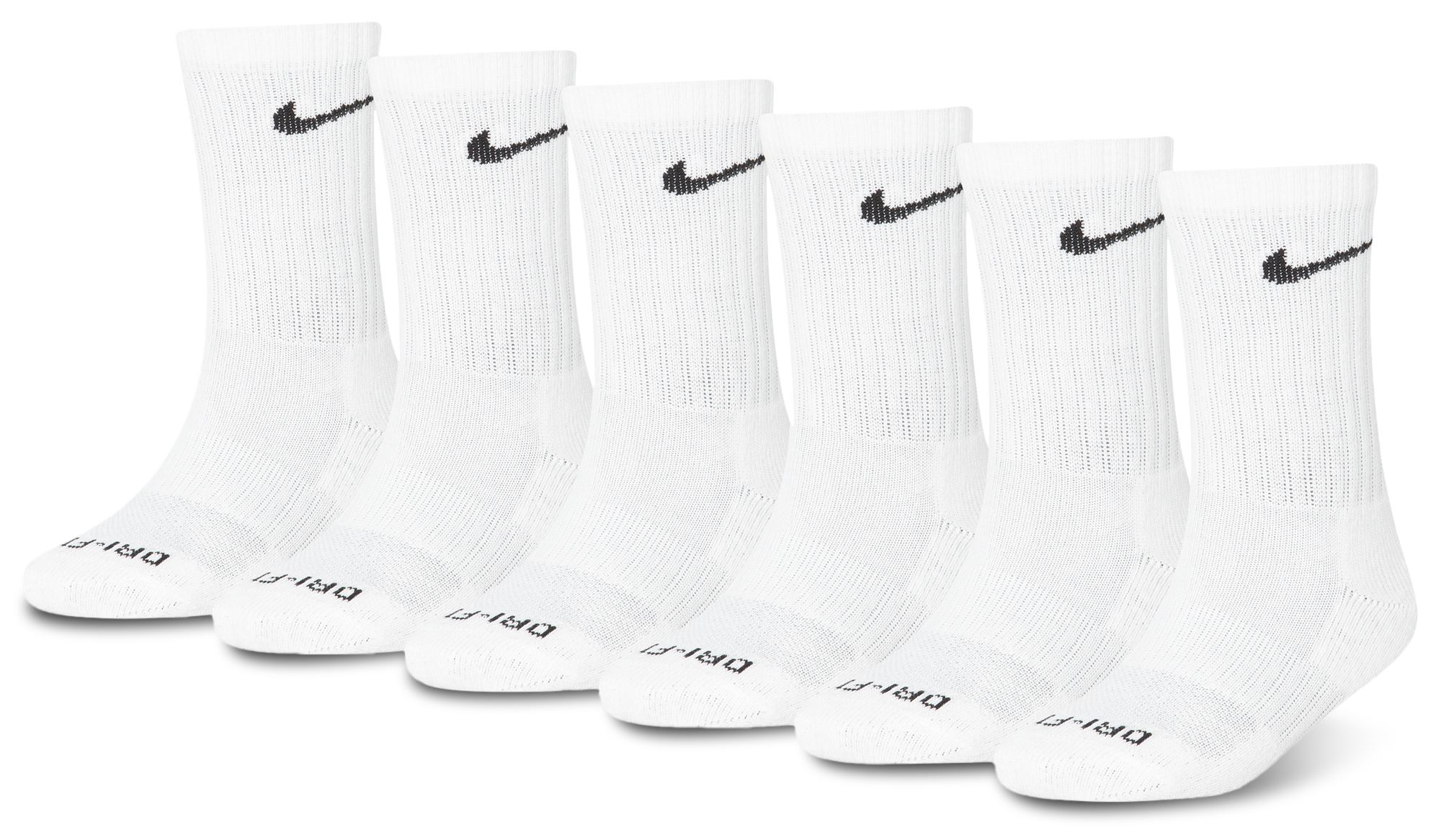 Nike 6 Pack Dri-FIT Performance Basic Crew Socks