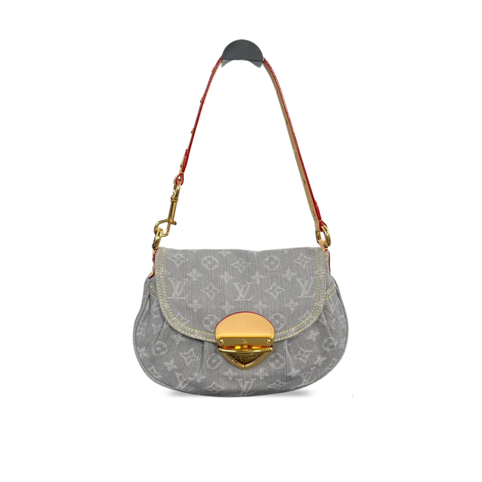 Louis Vuitton Monogram Denim Sunset Shoulder Bag 27cm/ 10.6in