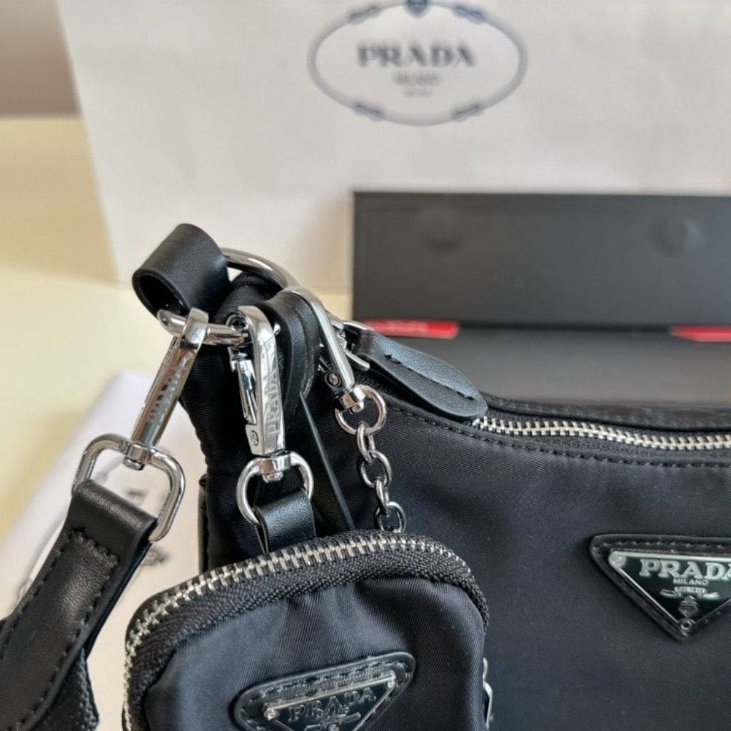 Prada Re Edition 2005 Re Nylon Bag Black 22cm 1BH204 R064 F0002 V V9L